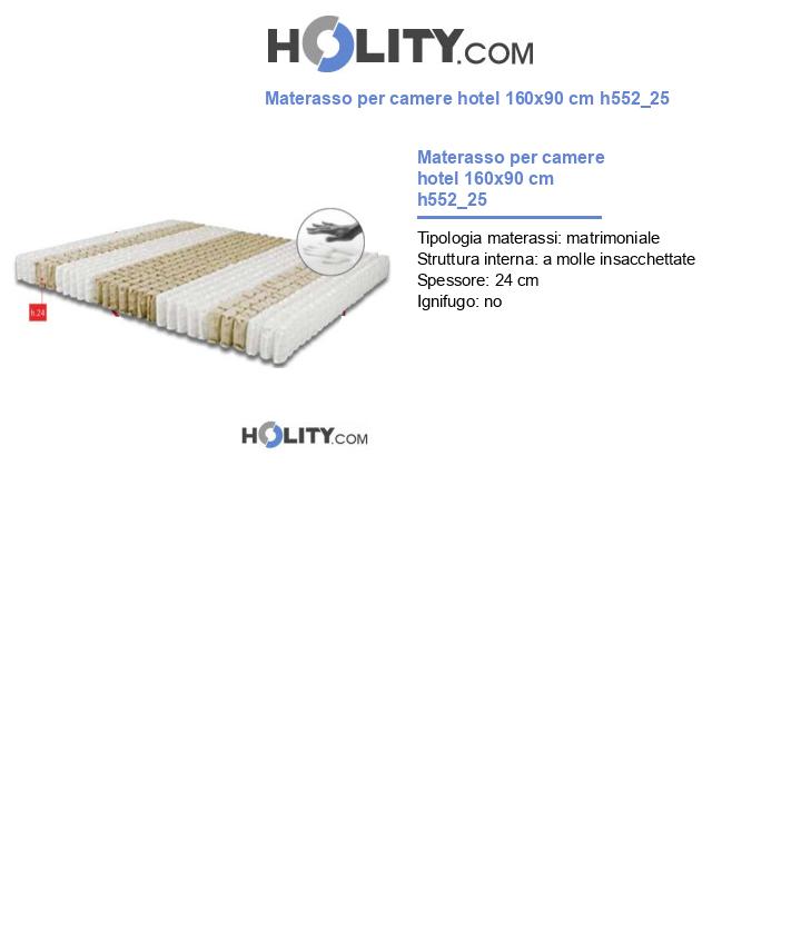 Materasso per camere hotel 160x90 cm h552_25