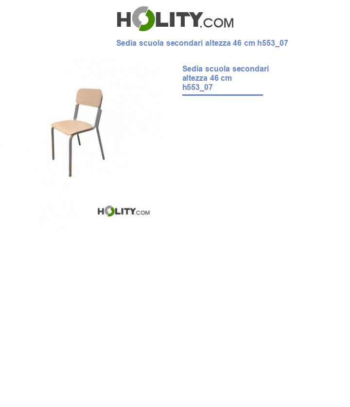 Sedia scuola secondari altezza 46 cm h553_07