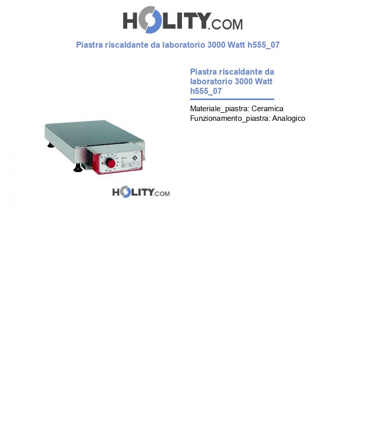 Piastra riscaldante da laboratorio 3000 Watt h555_07