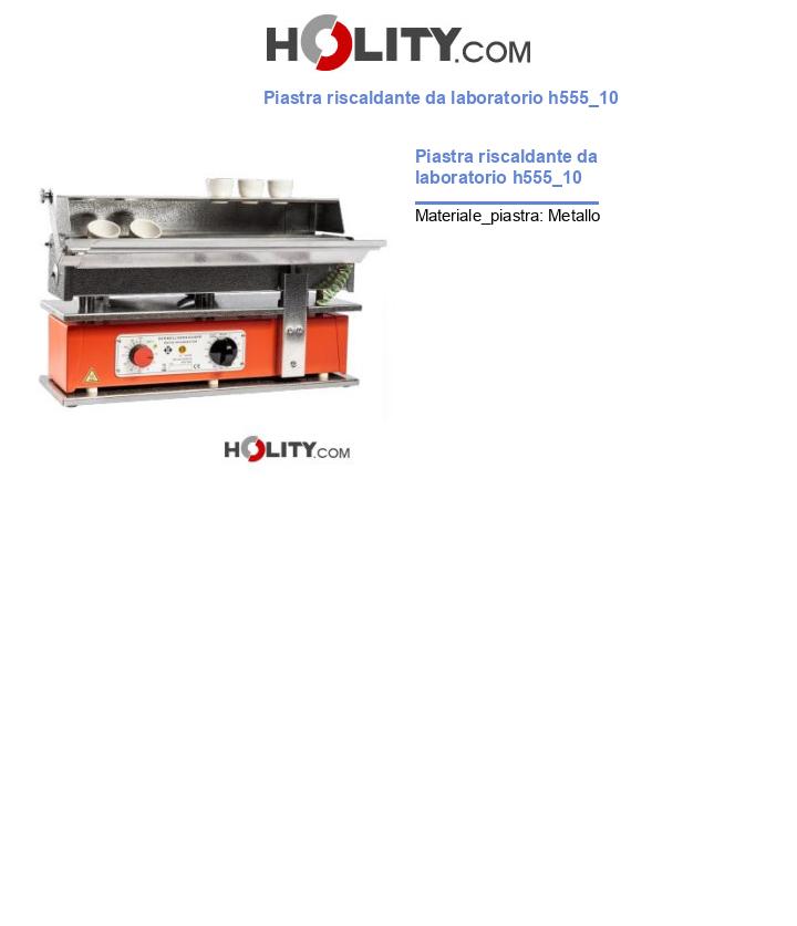 Piastra riscaldante da laboratorio h555_10