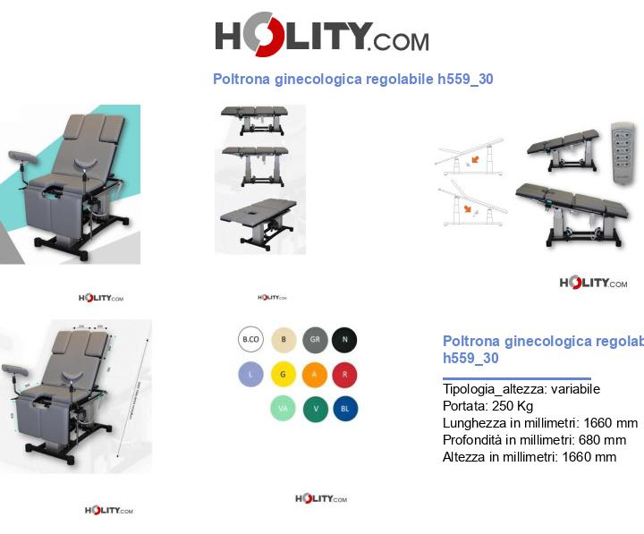 Poltrona ginecologica regolabile h559_30