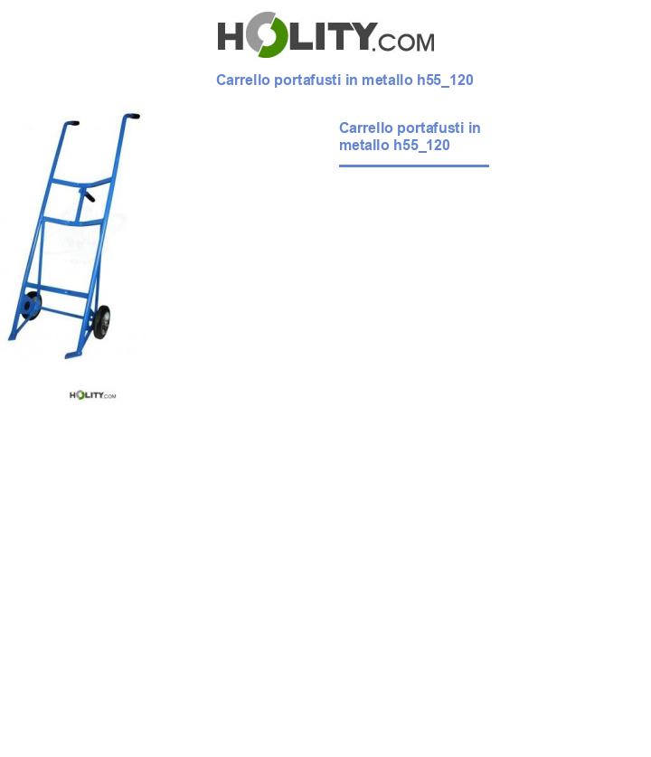 Carrello portafusti in metallo h55_120