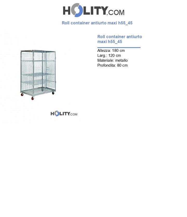Roll container antiurto maxi h55_45
