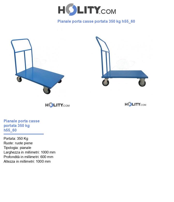 Pianale porta casse portata 350 kg h55_60