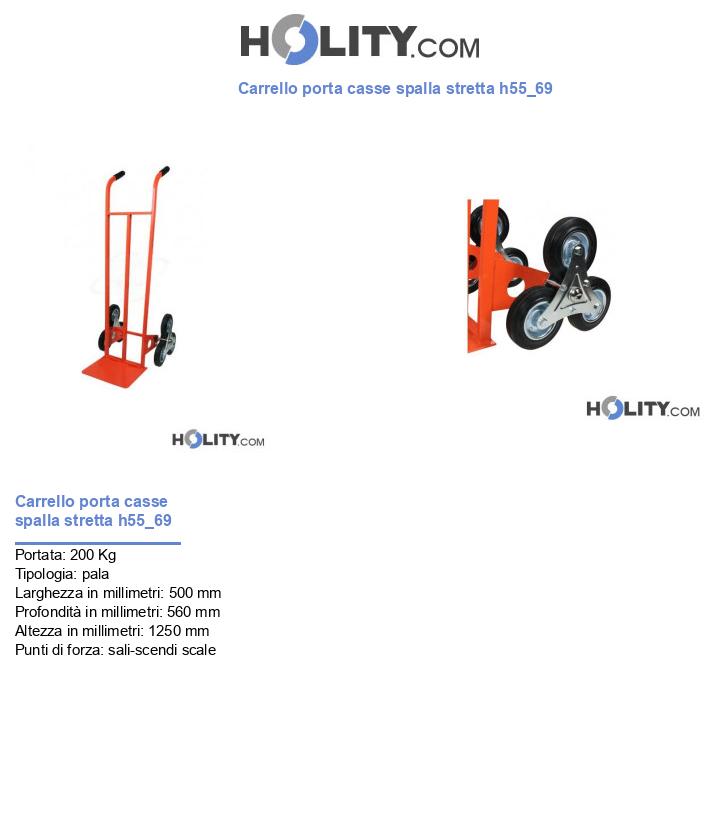 Carrello porta casse spalla stretta h55_69