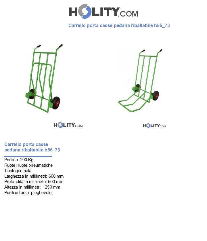Carrello porta casse pedana ribaltabile h55_73