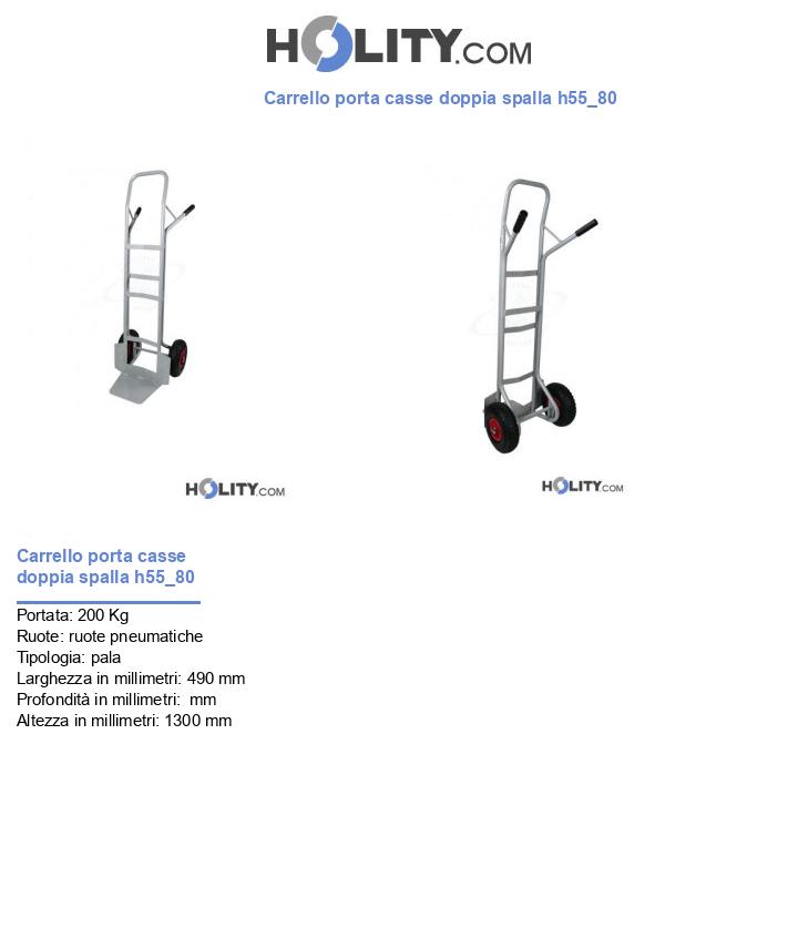 Carrello porta casse doppia spalla h55_80