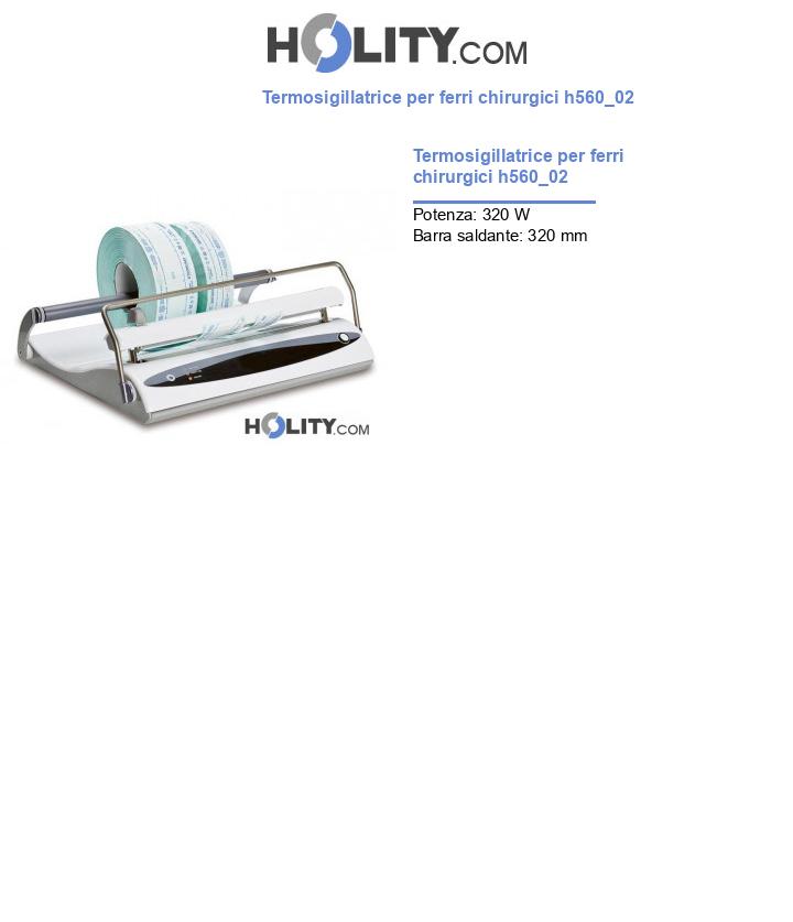 Termosigillatrice per ferri chirurgici h560_02