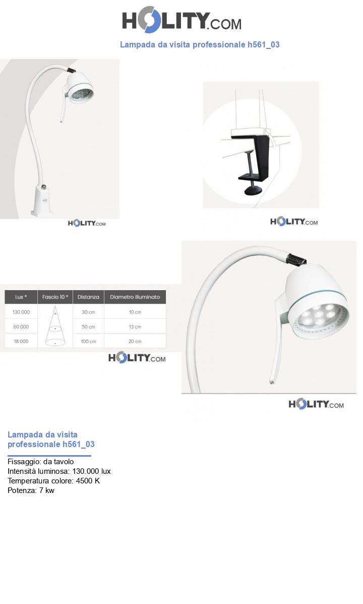 Lampada da visita professionale h561_03