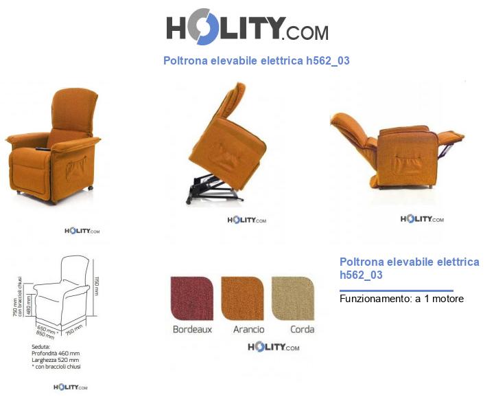 Poltrona elevabile elettrica h562_03