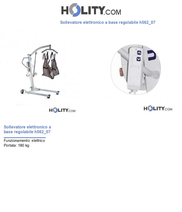 Sollevatore elettronico a base regolabile h562_07