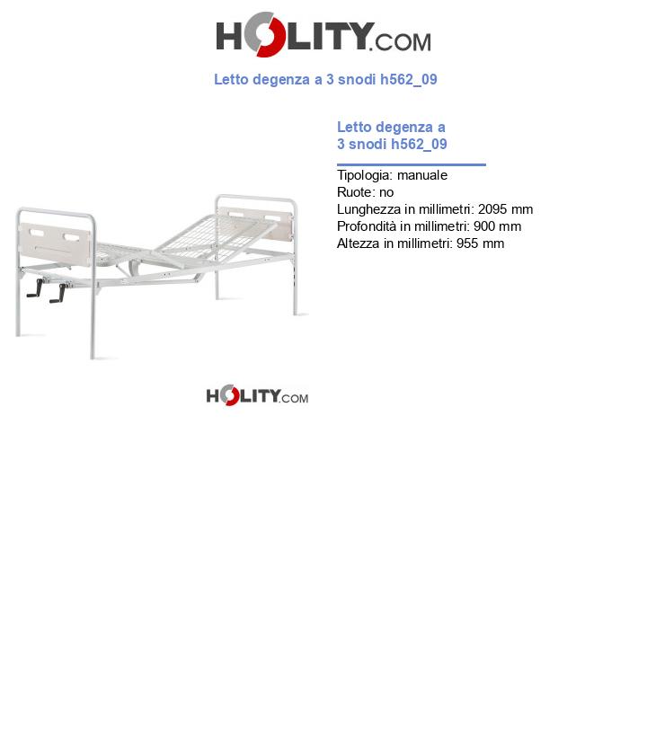 Letto degenza a 3 snodi h562_09