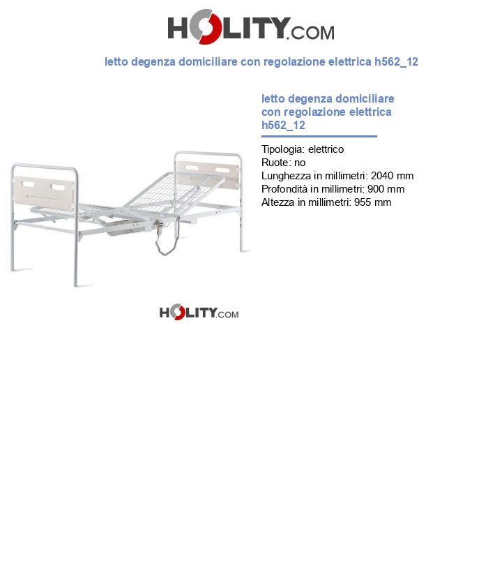 letto degenza domiciliare con regolazione elettrica h562_12