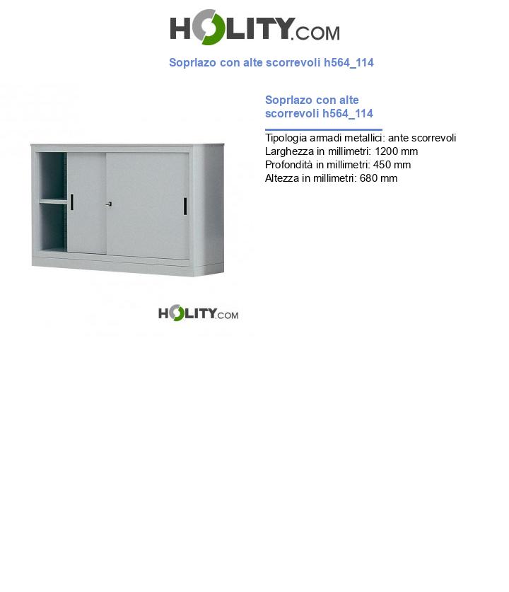 Soprlazo con alte scorrevoli h564_114