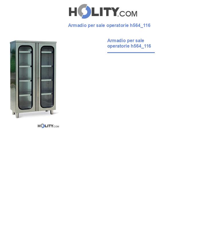 Armadio per sale operatorie h564_116