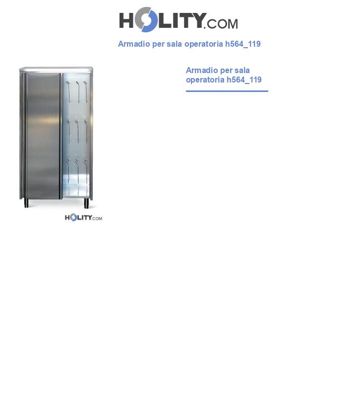Armadio per sala operatoria h564_119