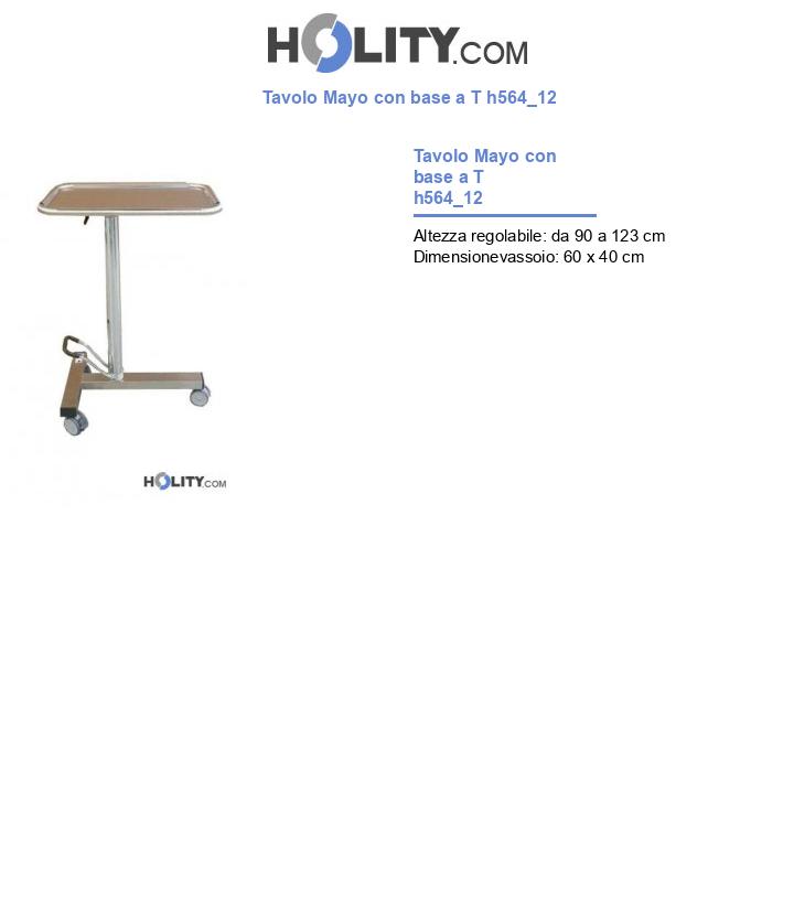 Tavolo Mayo con base a T h564_12
