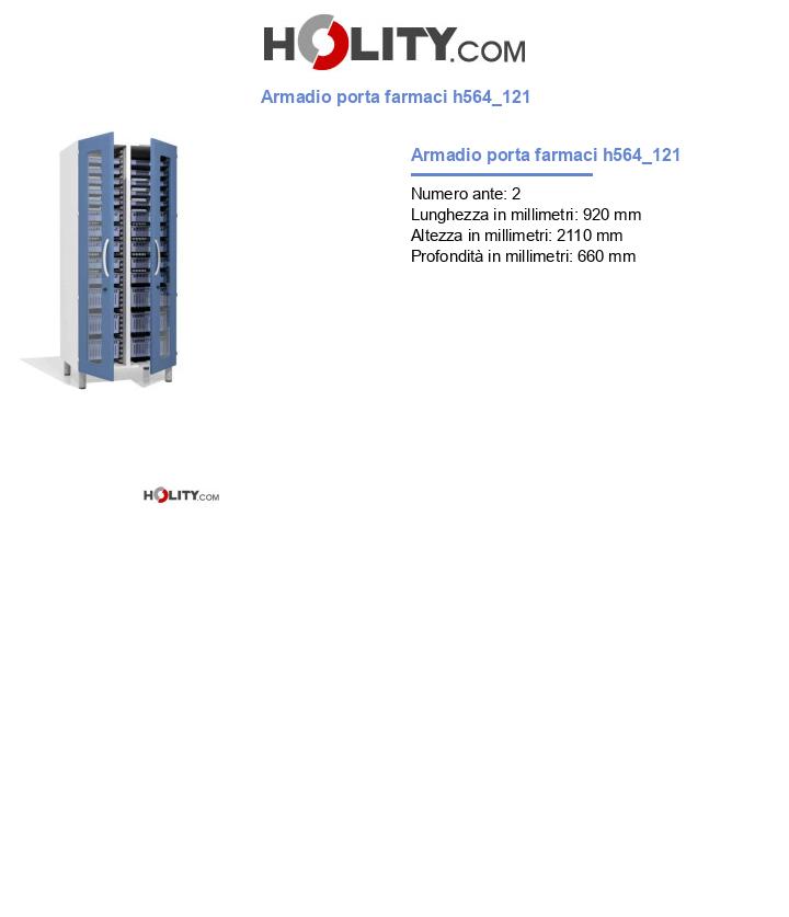Armadio porta farmaci h564_121