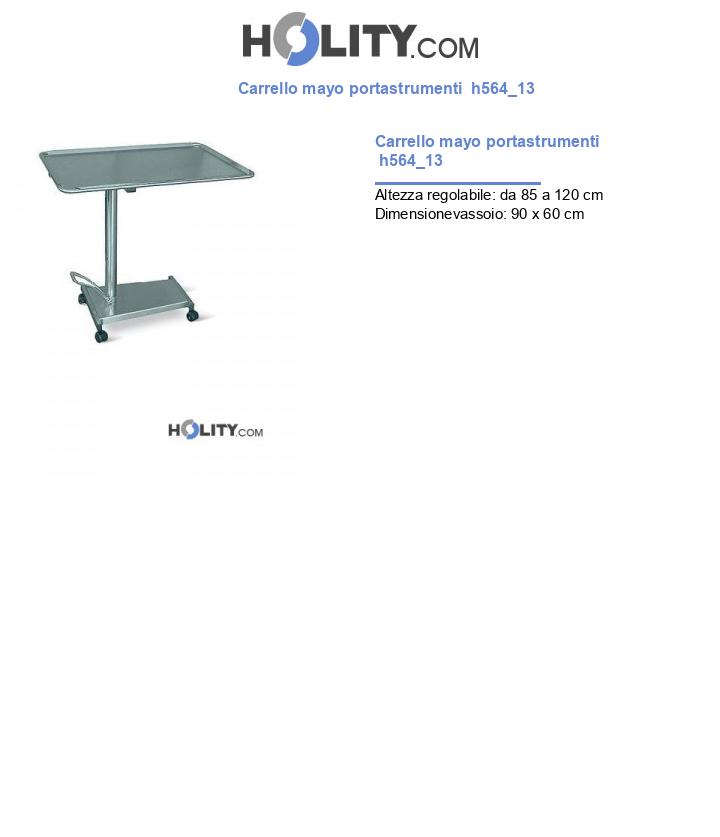 Carrello mayo portastrumenti  h564_13
