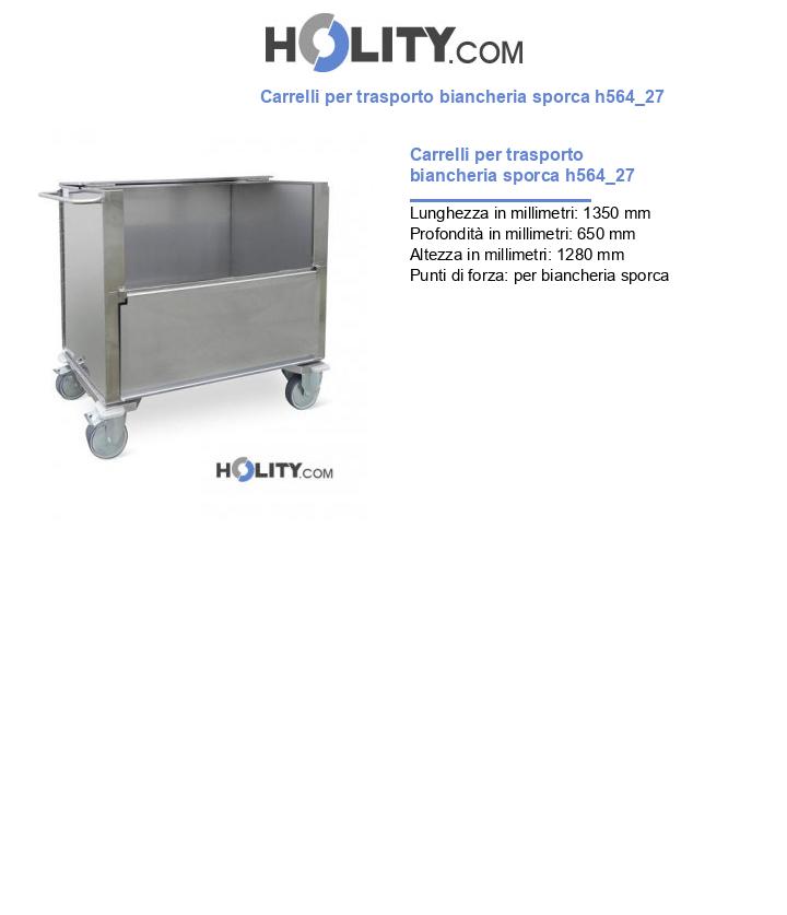 Carrelli per trasporto biancheria sporca h564_27