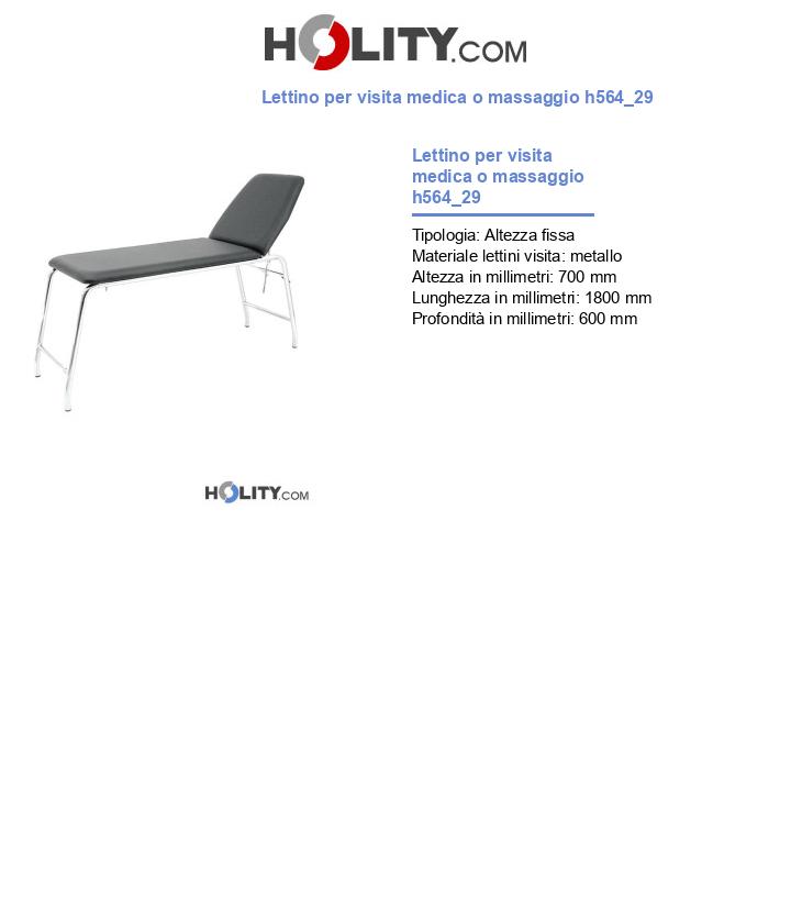 Lettino per visita medica o massaggio h564_29