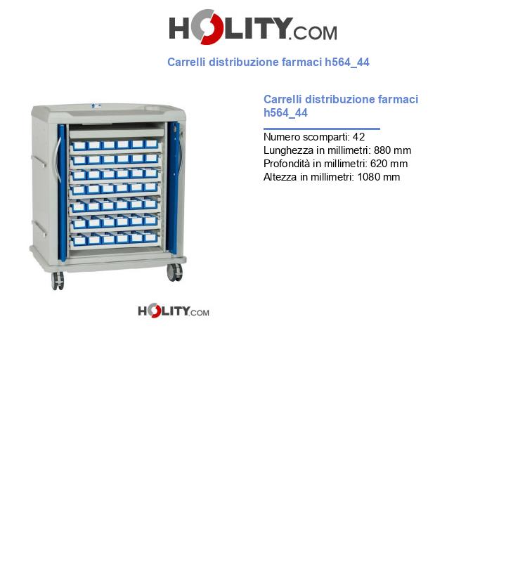 Carrelli distribuzione farmaci h564_44