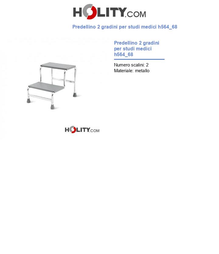 Predellino 2 gradini per studi medici h564_68