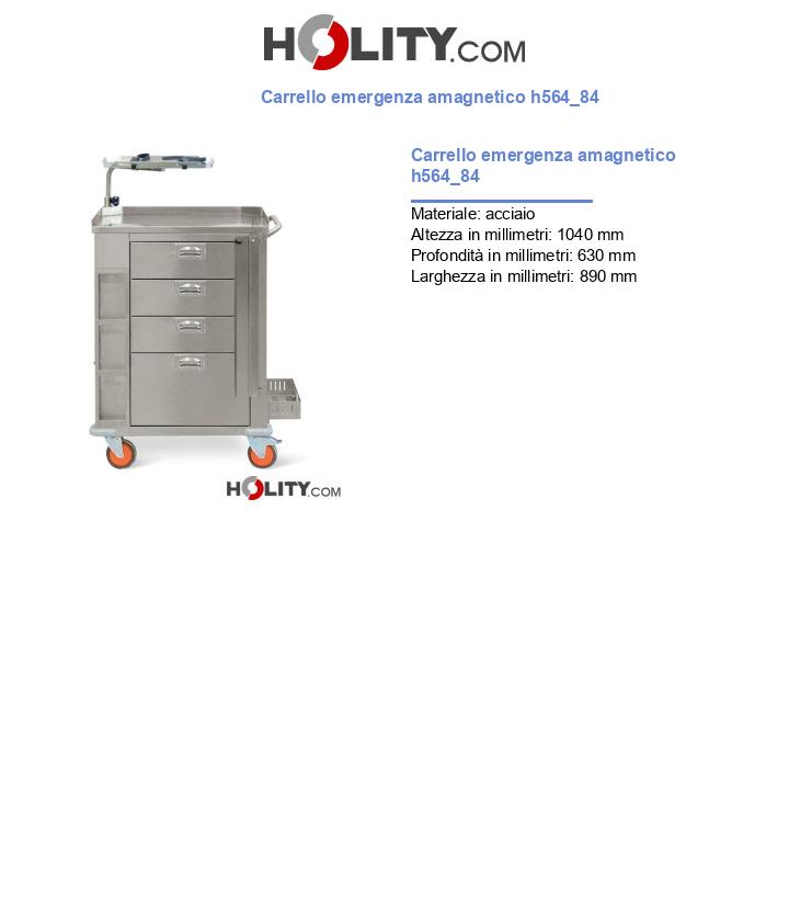 Carrello emergenza amagnetico h564_84