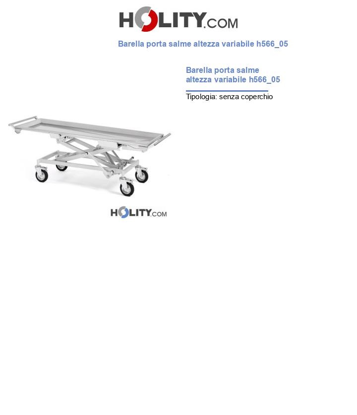 Barella porta salme altezza variabile h566_05