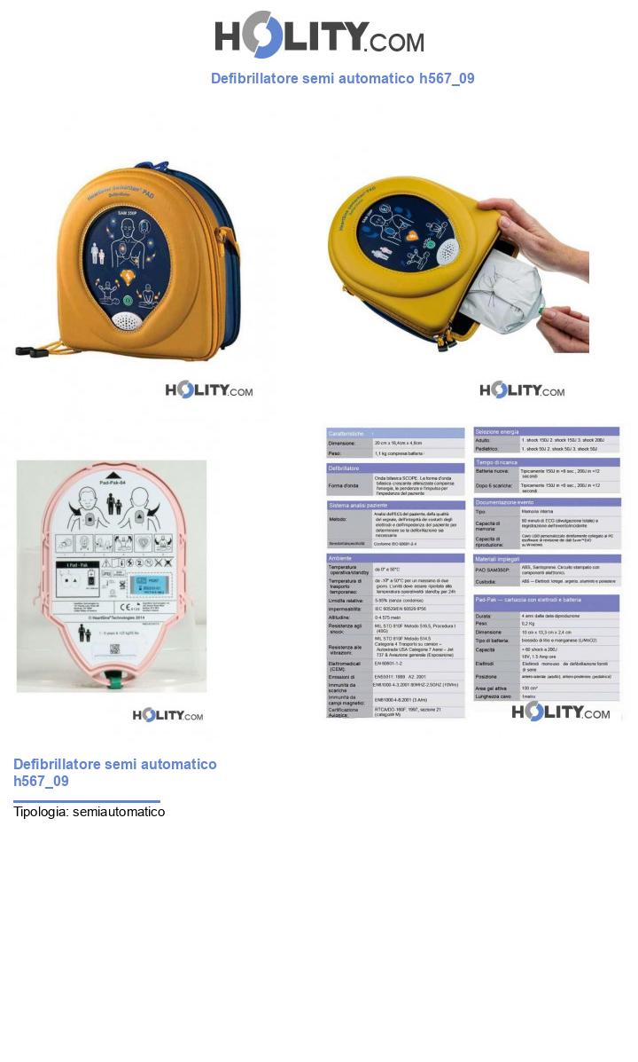Defibrillatore semi automatico h567_09