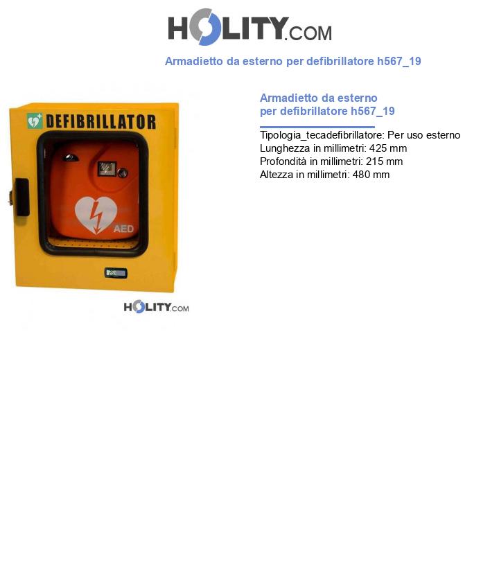Armadietto da esterno per defibrillatore h567_19