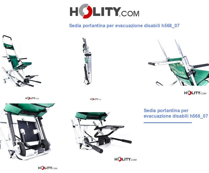 Sedia portantina per evacuazione disabili h568_07