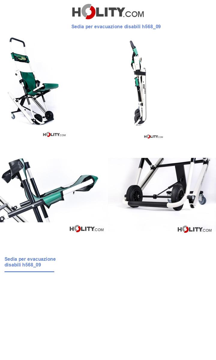 Sedia per evacuazione disabili h568_09