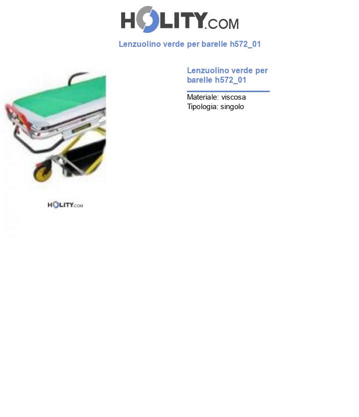 Lenzuolino verde per barelle h572_01
