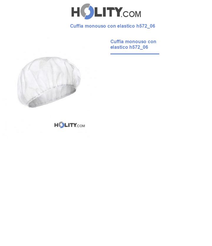 Cuffia monouso con elastico h572_06