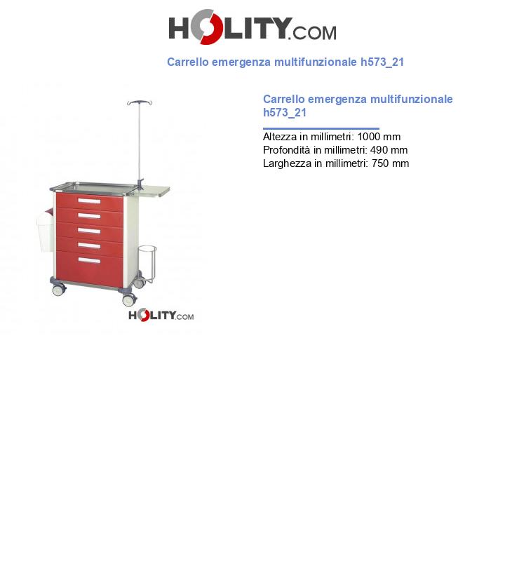 Carrello emergenza multifunzionale h573_21
