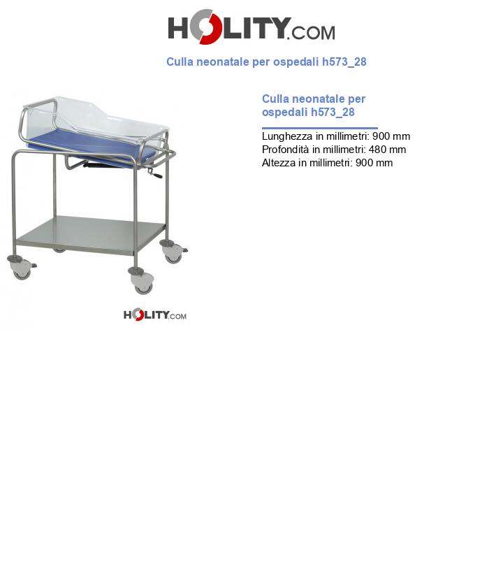 Culla neonatale per ospedali h573_28