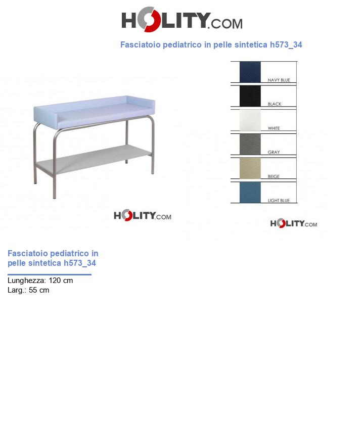 Fasciatoio pediatrico in pelle sintetica h573_34