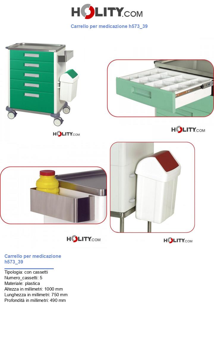 Carrello per medicazione h573_39