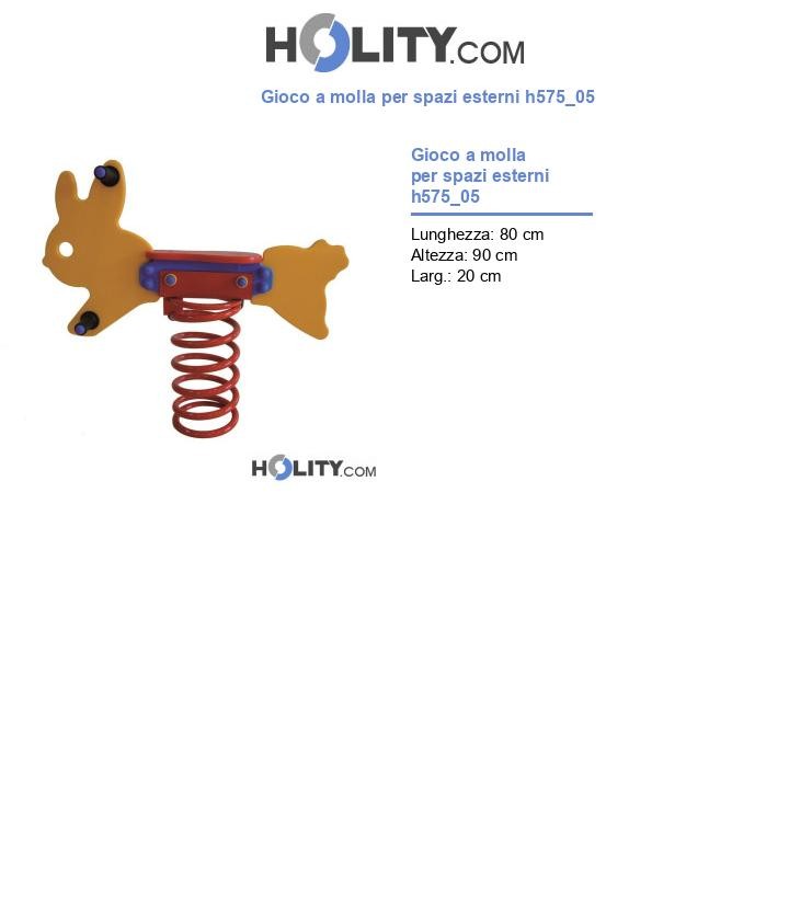 Gioco a molla per spazi esterni h575_05