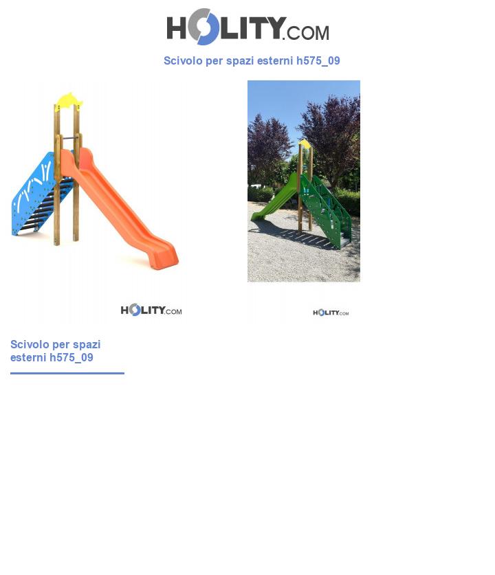 Scivolo per spazi esterni h575_09