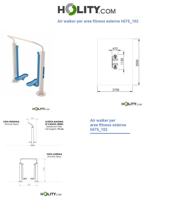 Air walker per aree fitness esterne h575_102