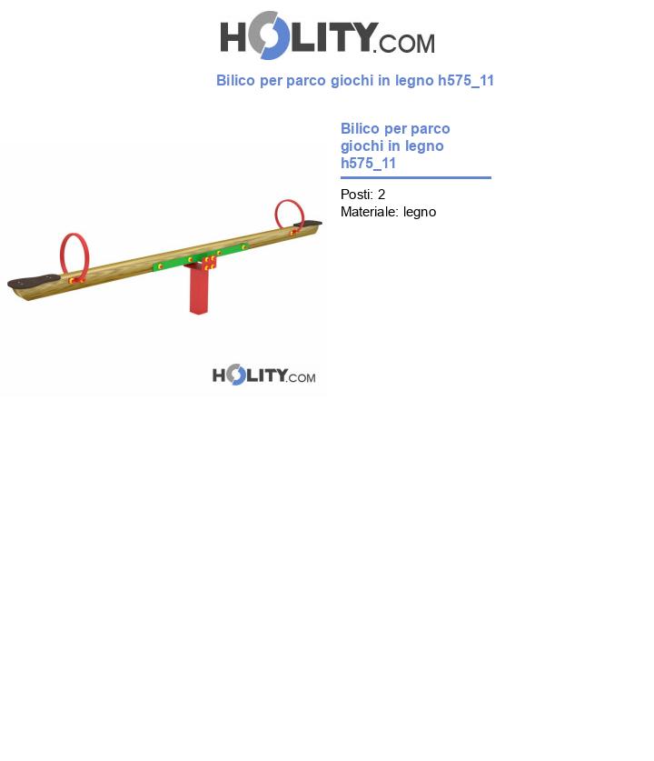 Bilico per parco giochi in legno h575_11