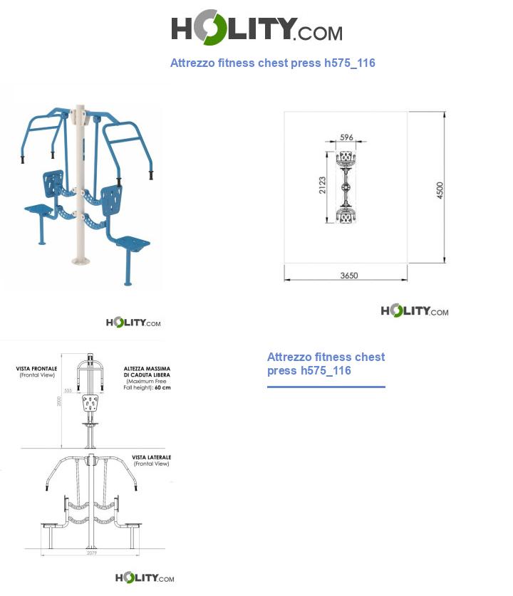 Attrezzo fitness chest press h575_116