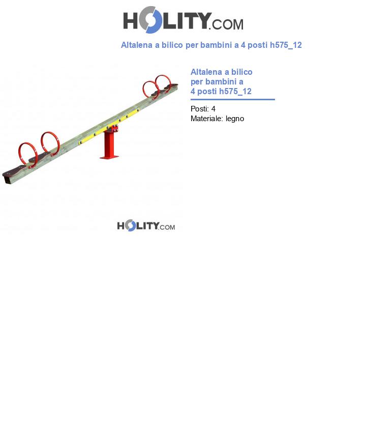 Altalena a bilico per bambini a 4 posti h575_12