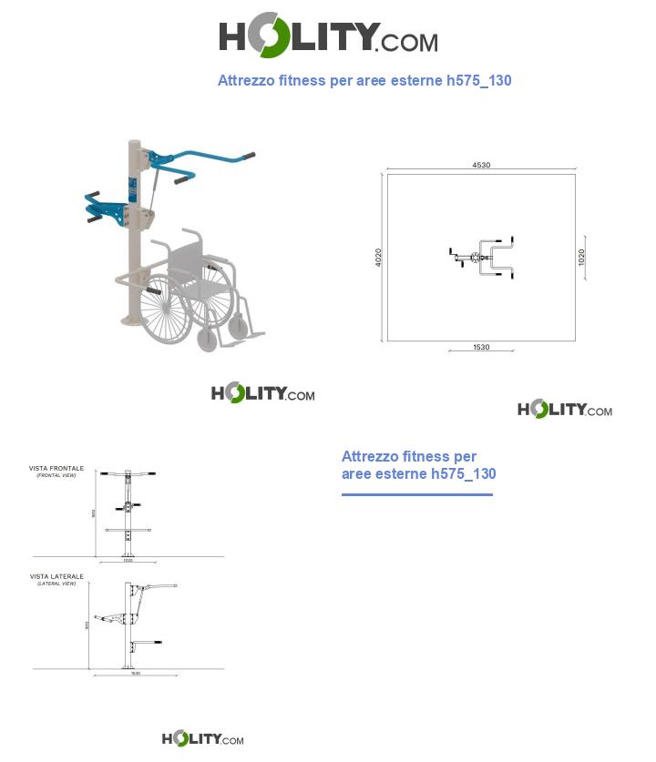 Attrezzo fitness per aree esterne h575_130