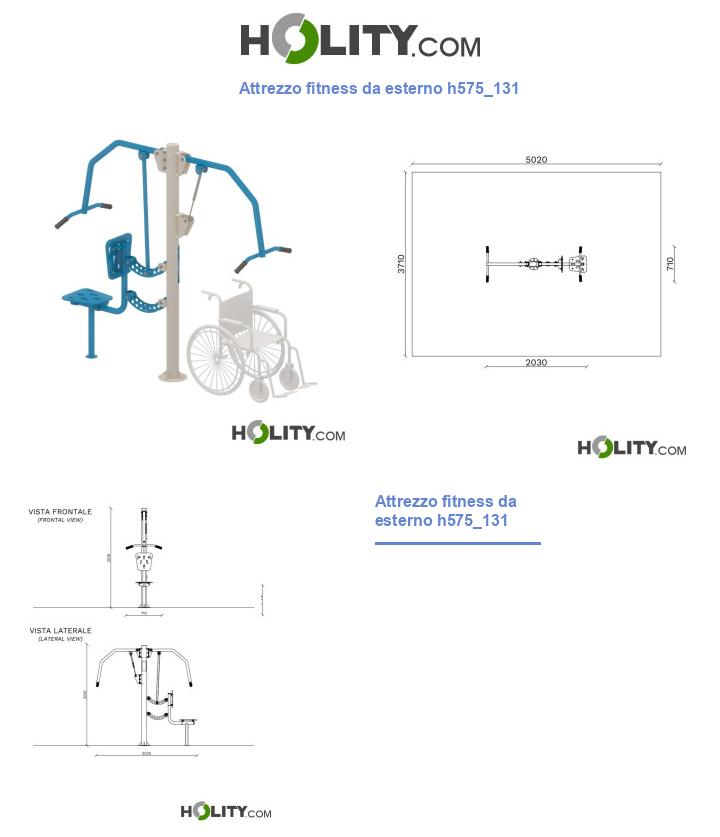 Attrezzo fitness da esterno h575_131