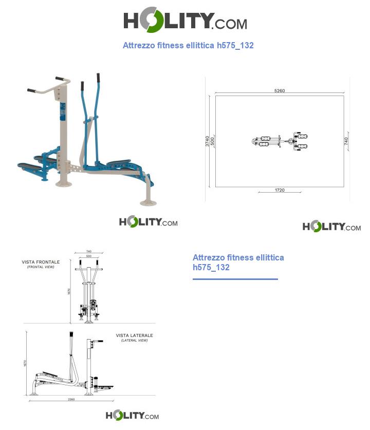 Attrezzo fitness ellittica h575_132