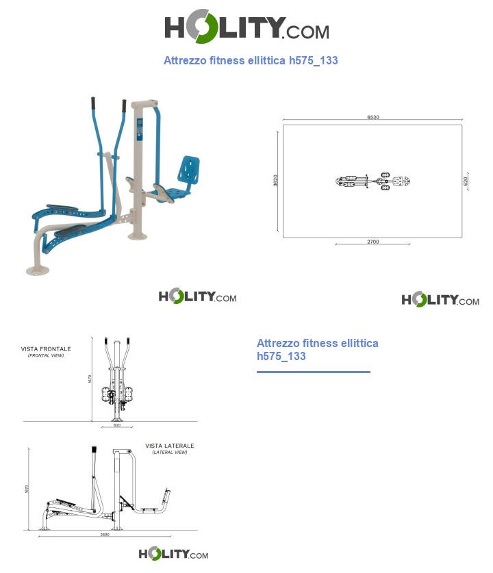 Attrezzo fitness ellittica h575_133