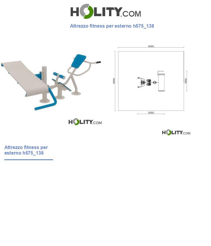 Attrezzo fitness per esterno h575_138